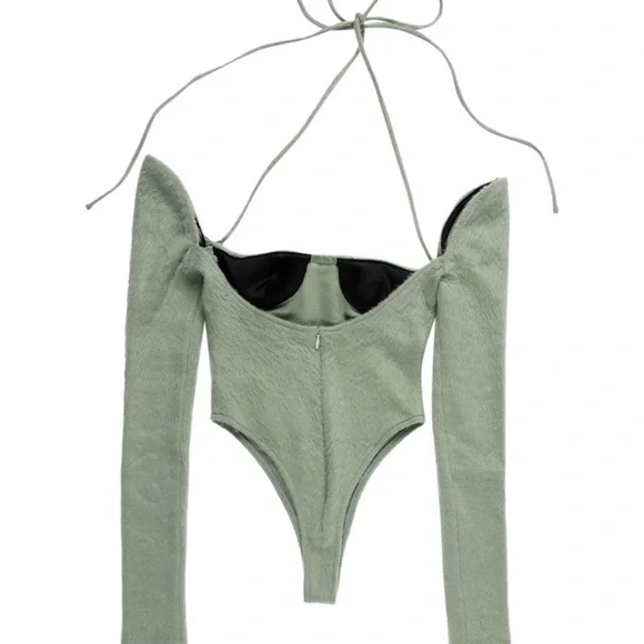 LaQuan smith mohair bodysuit NWT - Picture 3 of 11